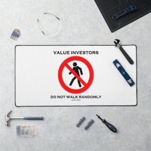 Alfrombrillas De Escritorio Los inversionistas de valor no caminan con humor a