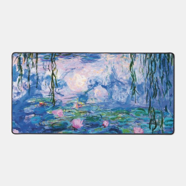 Alfrombrillas De Escritorio Los lirios de agua de Claude Monet (Anverso)