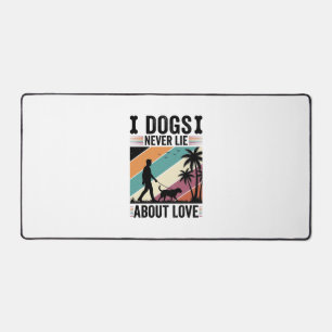 Alfrombrillas De Escritorio Los perros nunca mienten sobre el amor Diseño de p