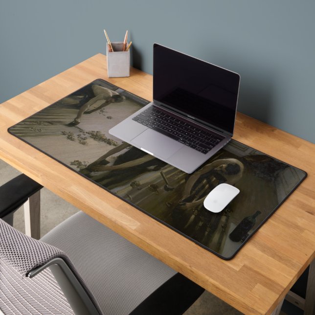 Alfrombrillas De Escritorio Los rascacielos del suelo por Gustave Caillebotte (Oficina 2)