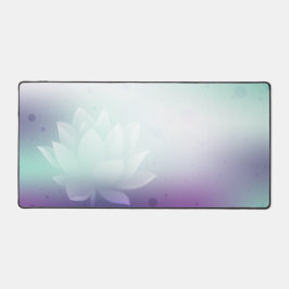 Alfrombrillas De Escritorio Lotus, fondo verde, multifunción