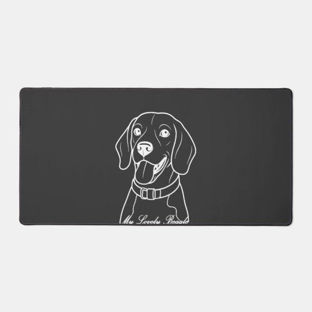 Alfrombrillas De Escritorio Lovely Beagle (Anverso)