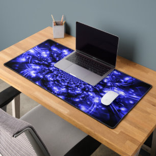 Alfrombrillas De Escritorio Luces Azules Brillantes