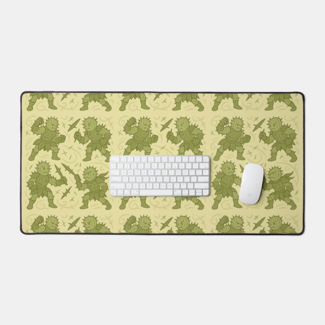 Alfrombrillas De Escritorio Luchador de Plantas con Espinas (Teclado y ratón)