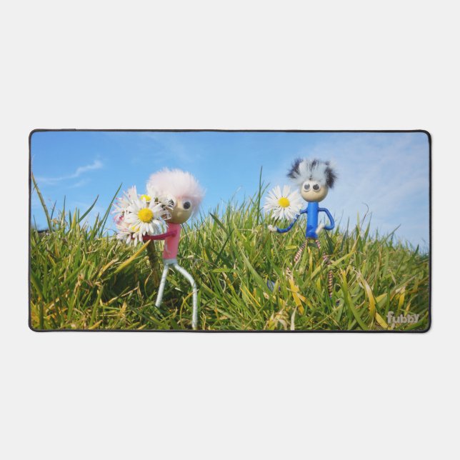 Alfrombrillas De Escritorio Madeliefjes plukkende fubby's.     (Anverso)