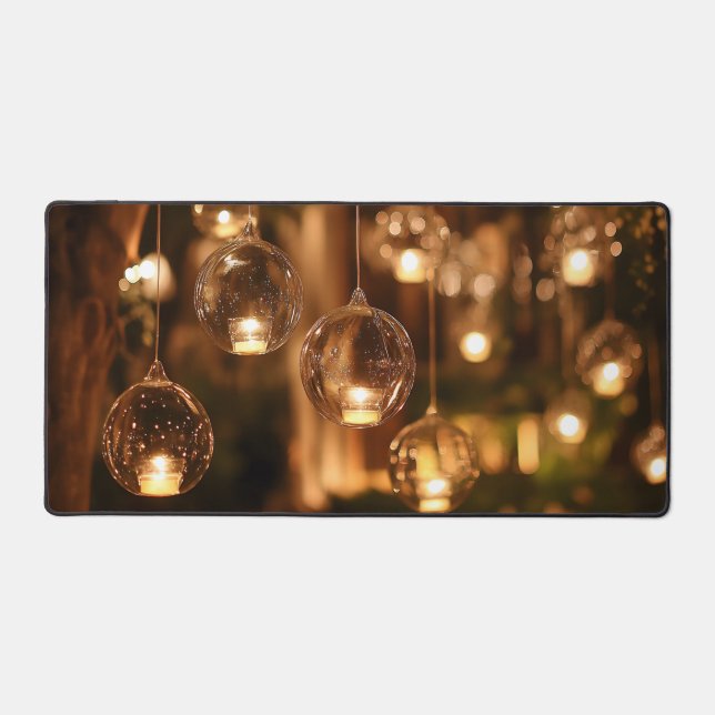 Alfrombrillas De Escritorio Magical Hanging Glass Lanterns Candle (Anverso)