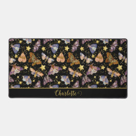 Alfrombrillas De Escritorio Magical Night Moth Faux Gold Purpurina empieza el 