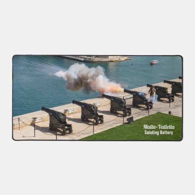 Alfrombrillas De Escritorio Malta Saluting Battery Upper Barrakka Gardens (Anverso)