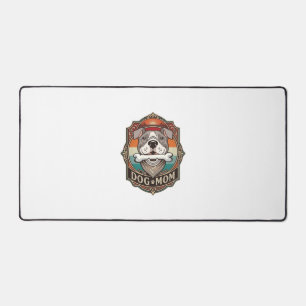 Alfrombrillas De Escritorio Mamá Perro Hueso Bandana Marco Vintage_1
