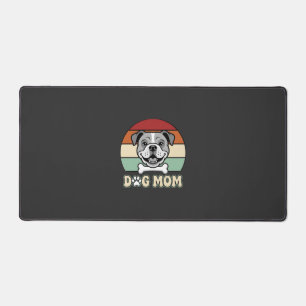 Alfrombrillas De Escritorio Mamá Perro Retro Bulldog Vector