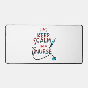 Alfrombrillas De Escritorio mantener tranquilo a la enfermera