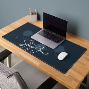 Alfrombrillas De Escritorio Manténgase en contacto con la mesa de diseño simpl