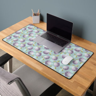 Alfrombrillas De Escritorio Manzanas de invierno azul frío y púrpura