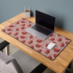 Alfrombrillas De Escritorio Manzanas de invierno tonos rojos apagados