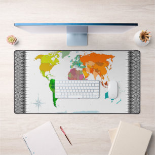 Alfrombrillas De Escritorio Mapa Mundial 