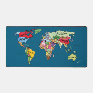 Alfrombrillas De Escritorio Mapa mundial