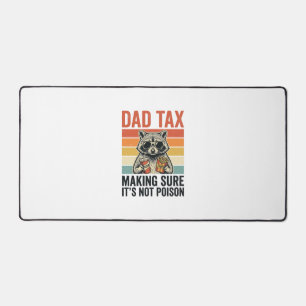 Alfrombrillas De Escritorio Mapache De Impuesto De Papá Diseño De Camiseta De