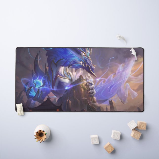 Alfrombrillas De Escritorio Maqueta de la mesa de juegos de dragones cósmicos  (Mesa para niños)