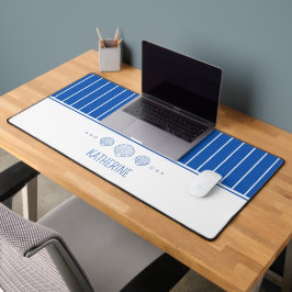 Alfrombrillas De Escritorio Maravillas De Vieiras Azules Costeras Personalizad