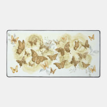 Mariposa amarilla y dorada 