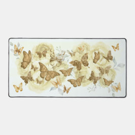 Alfrombrillas De Escritorio Mariposa amarilla y dorada 
