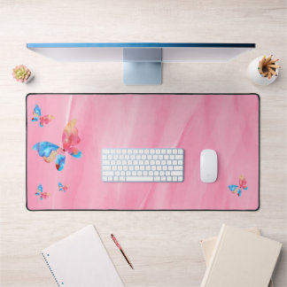 Alfrombrillas De Escritorio Mariposas De bonito En Rosa