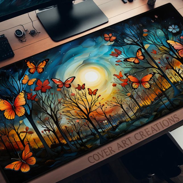 Alfrombrillas De Escritorio Mariposas Monarcas En Los Árboles (Subido por el creador)