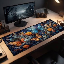 Alfrombrillas De Escritorio Mariposas Monarcas Y Flores Silvestres