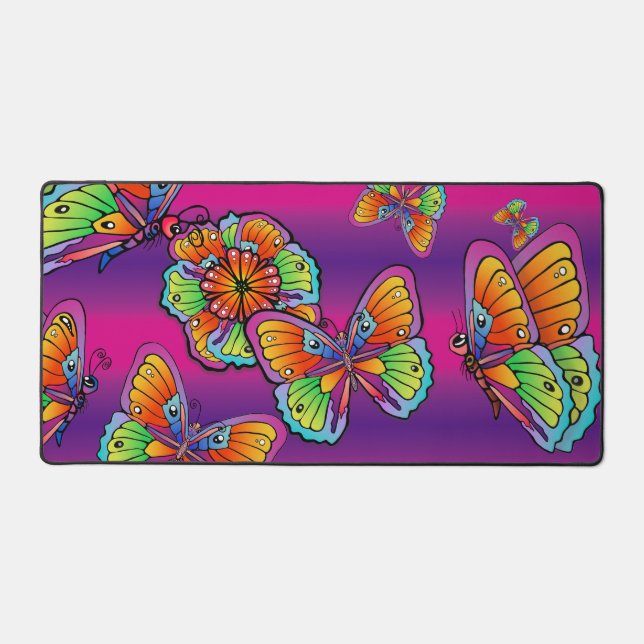 Alfrombrillas De Escritorio Mariposas y mariposas (Anverso)