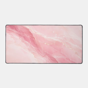 Alfrombrillas De Escritorio Mármol de Cuarzo Rosa de Lujo
