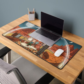 Alfrombrillas De Escritorio Martian Bubble Home - Retro Family Adventure Scene