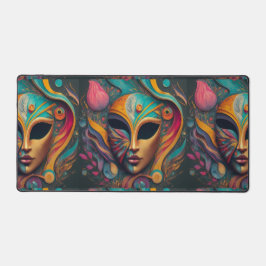 Alfrombrillas De Escritorio Máscara de cara de ojo negro