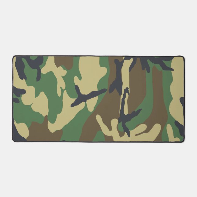 Alfrombrillas De Escritorio Masculina de Forest Camo (Anverso)