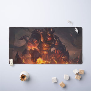 Alfrombrillas De Escritorio Mat Ax Wielder Gaming Desk   Almohadilla de vaquer