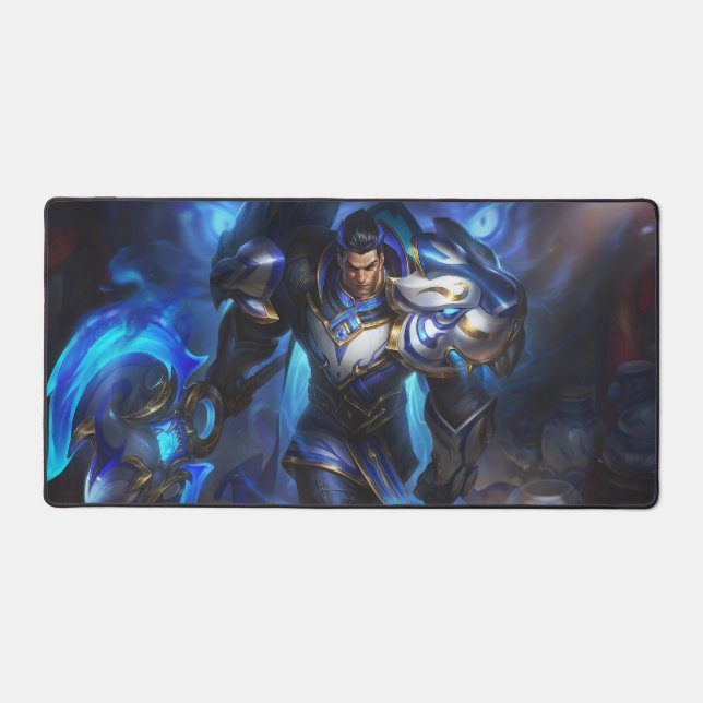 Alfrombrillas De Escritorio Mat Ax Wielder Gaming Desk | Diseño maestro de arm (Anverso)