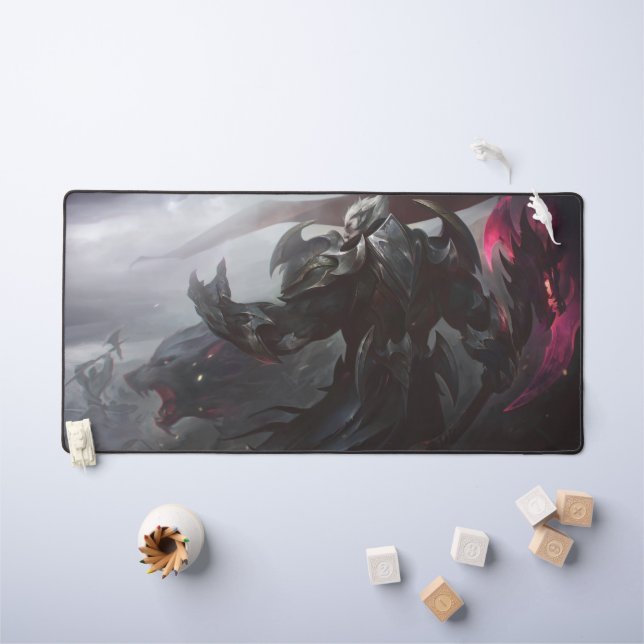 Alfrombrillas De Escritorio Mat Ax Wielder Gaming Desk | Diseño maestro de arm (Mesa para niños)