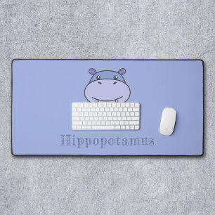 Alfrombrillas De Escritorio Mat Cute Hippo Desk
