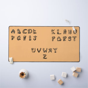 Alfrombrillas De Escritorio Mat de escritorio - Alfabeto felino