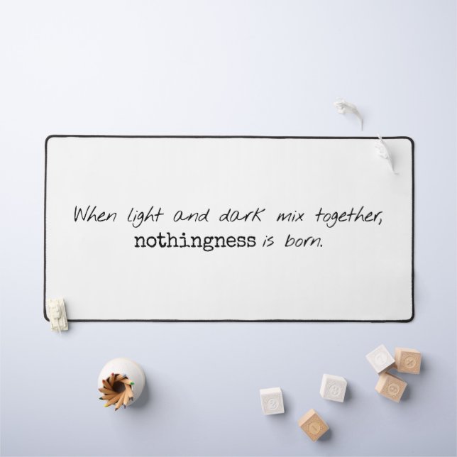 Alfrombrillas De Escritorio Mat De Escritorio Claro Y Oscuro (Mesa para niños)