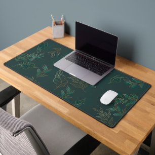Alfrombrillas De Escritorio Mat de escritorio con estampado de flores con grab