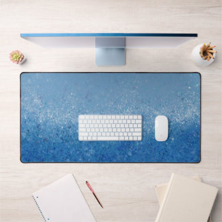 Alfrombrillas De Escritorio Mat de escritorio de arte sobre el resumen azul de