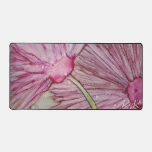 Alfrombrillas De Escritorio Mat de escritorio de flores de bonito