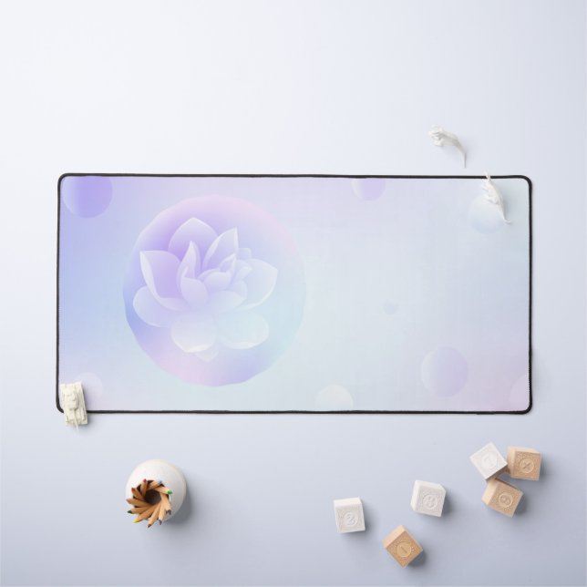 Alfrombrillas De Escritorio Mat de escritorio de Lotus funcional y calmante (Mesa para niños)