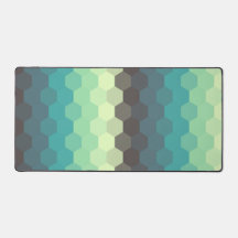 Mat de escritorio de mosaico acuñado