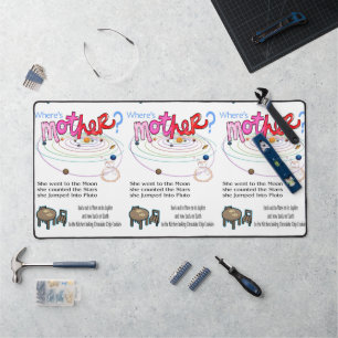 Alfrombrillas De Escritorio Mat de escritorio ¿Dónde está la madre?