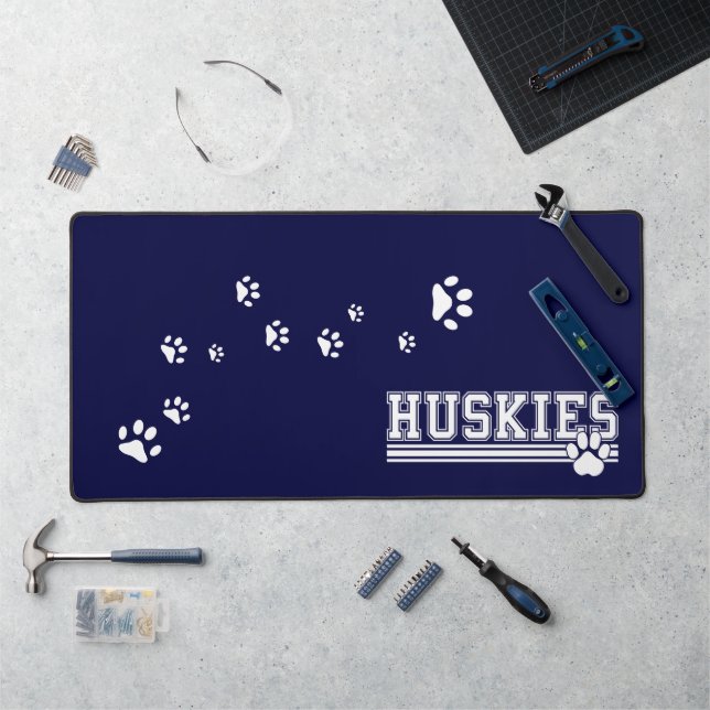 Alfrombrillas De Escritorio Mat de escritorio Huskies (Puesto de trabajo)