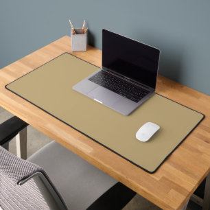 Alfrombrillas De Escritorio Mat de escritorio marrón claro minimalista para ca