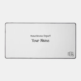 Alfrombrillas De Escritorio Mat de escritorio monocromo de personalizable