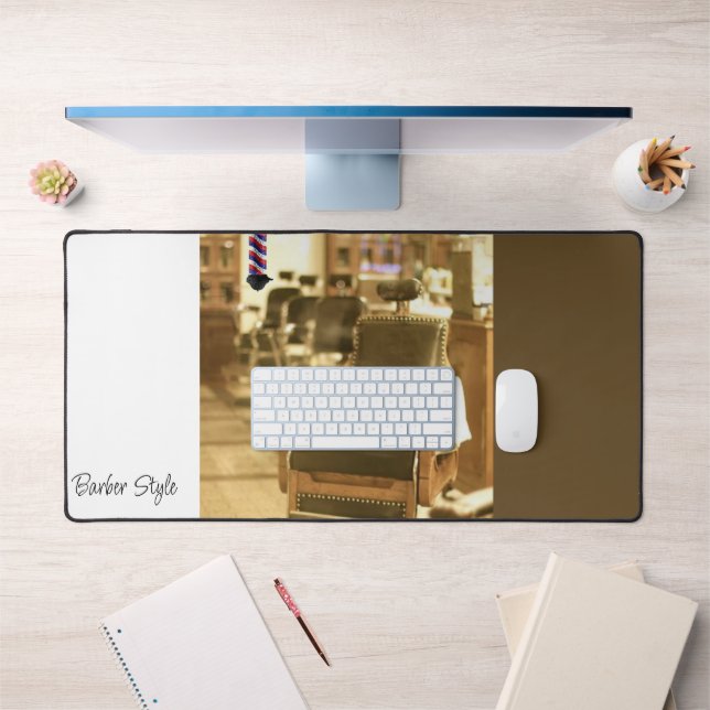 Alfrombrillas De Escritorio Mat de escritorio personalizado para el peluquero  (Oficina 1)