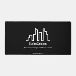 Alfrombrillas De Escritorio Mat de escritorio profesional en blanco y negro co